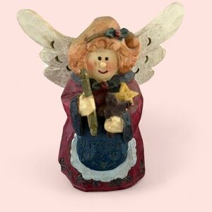 Whimsical Angel Figurine with Star